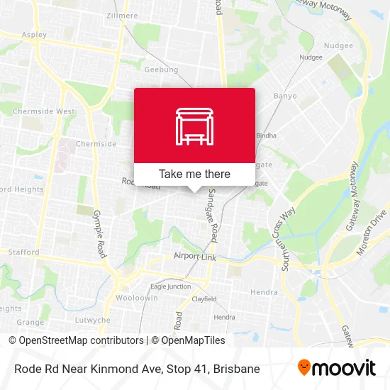 Mapa Rode Rd Near Kinmond Ave, Stop 41
