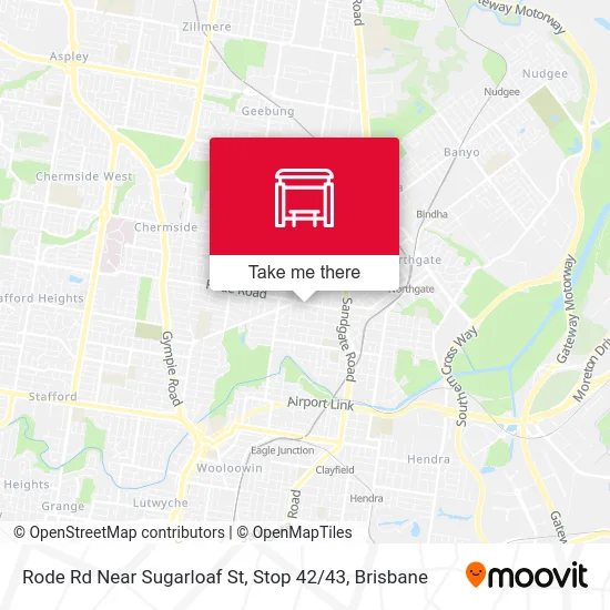 Mapa Rode Rd Near Sugarloaf St, Stop 42 / 43