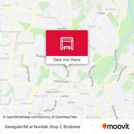 Sandgate Rd at Nundah, Stop 2 map