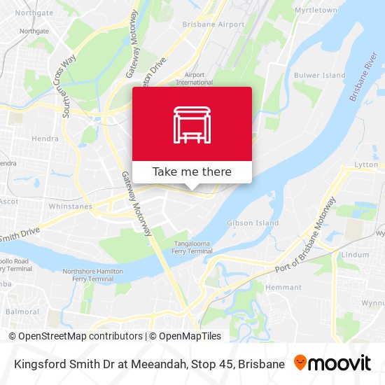 Kingsford Smith Dr at Meeandah, Stop 45 map
