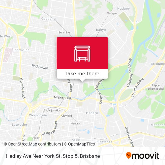 Hedley Ave Near York St, Stop 5 map