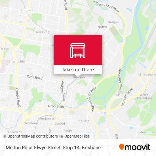 Melton Rd at Elwyn Street, Stop 14 map