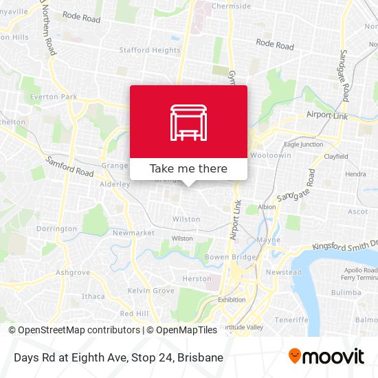 Days Rd at Eighth Ave, Stop 24 map