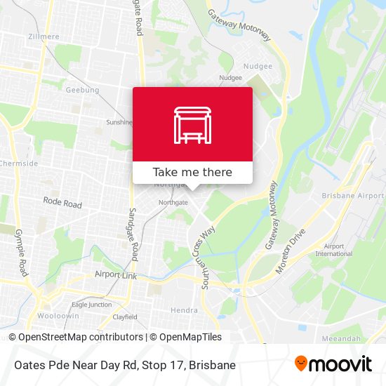 Oates Pde Near Day Rd, Stop 17 map