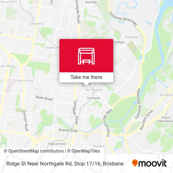 Mapa Ridge St Near Northgate Rd, Stop 17 / 16
