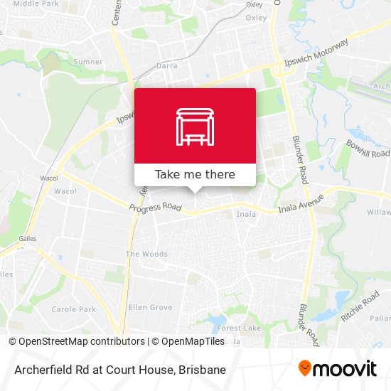 Archerfield Rd at Court House map