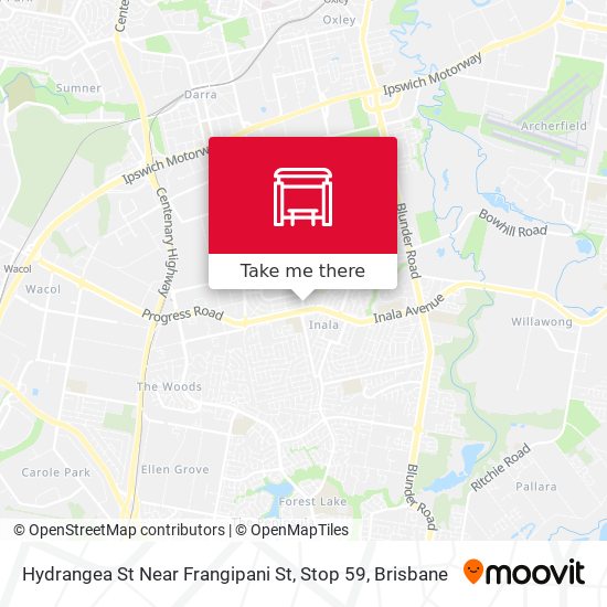 Hydrangea St Near Frangipani St, Stop 59 map