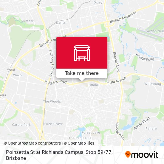 Poinsettia St at Richlands Campus, Stop 59 / 77 map