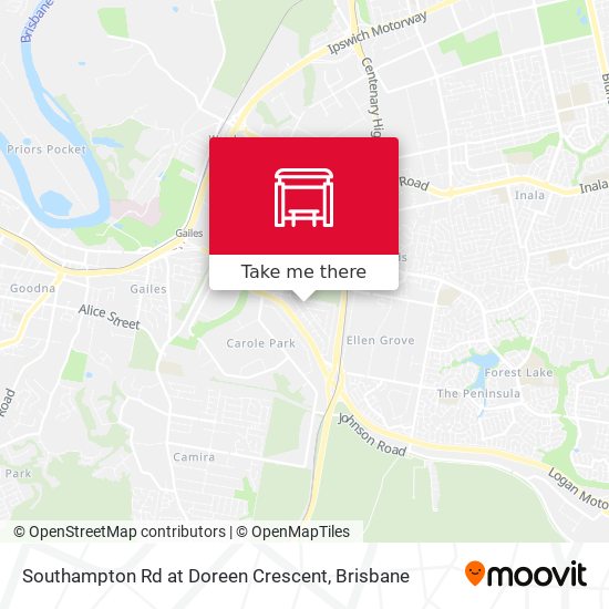 Southampton Rd at Doreen Crescent map