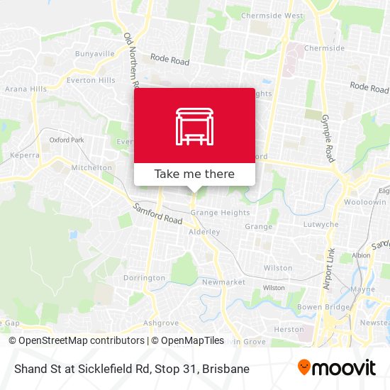 Shand St at Sicklefield Rd, Stop 31 map