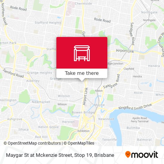 Mapa Maygar St at Mckenzie Street, Stop 19