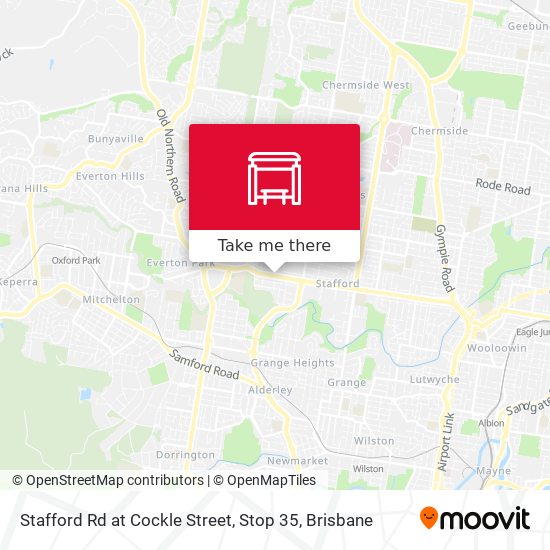 Stafford Rd at Cockle Street, Stop 35 map