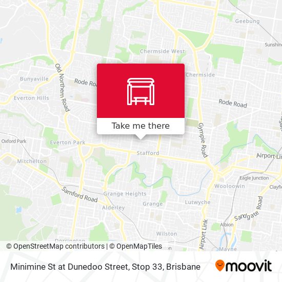 Minimine St at Dunedoo Street, Stop 33 map