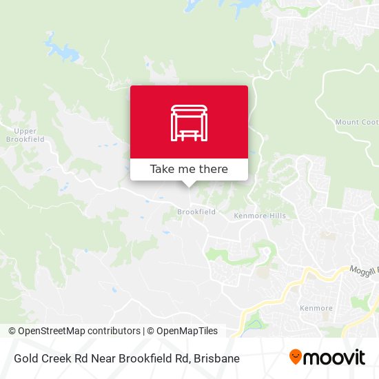Gold Creek Rd Near Brookfield Rd map