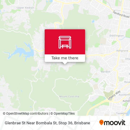 Glenbrae St Near Bombala St, Stop 36 map