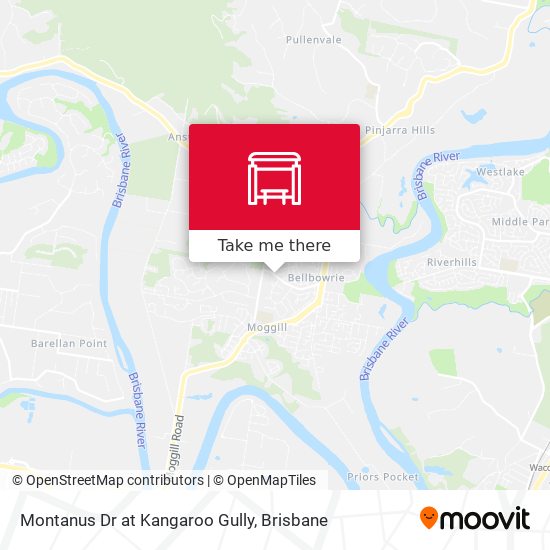 Montanus Dr at Kangaroo Gully map