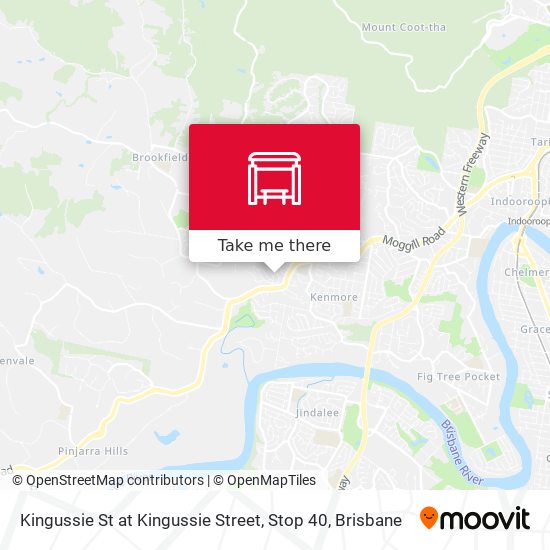 Kingussie St at Kingussie Street, Stop 40 map