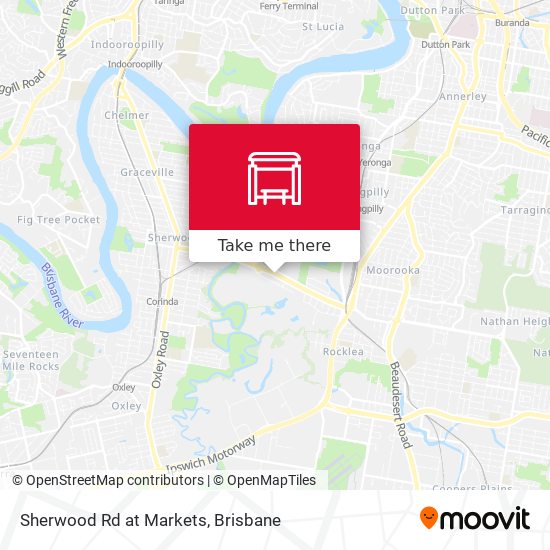 Sherwood Rd at Markets map