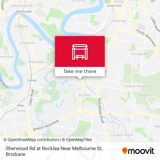 Sherwood Rd at Rocklea Near Melbourne St map