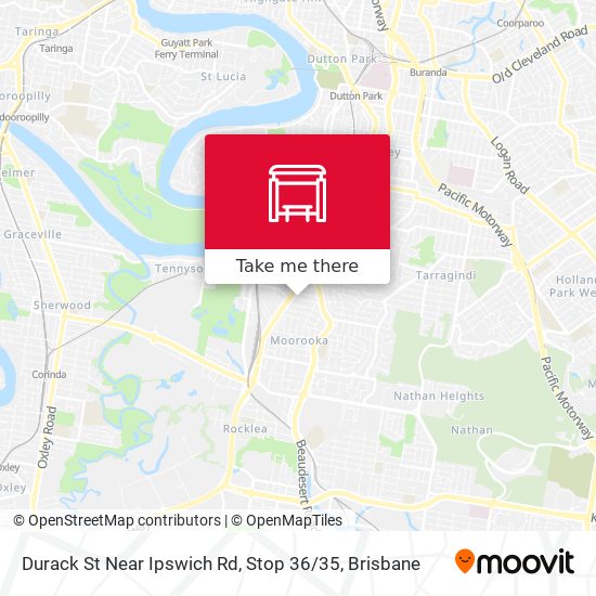 Durack St Near Ipswich Rd, Stop 36 / 35 map