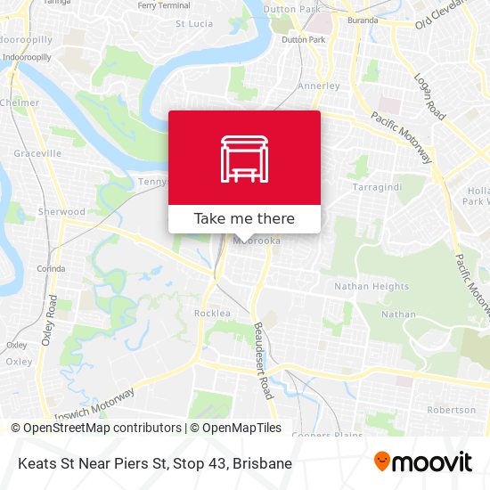 Keats St Near Piers St, Stop 43 map
