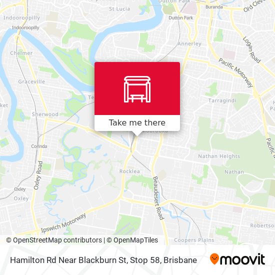 Hamilton Rd Near Blackburn St, Stop 58 map