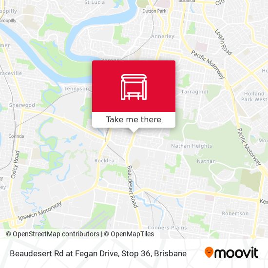 Beaudesert Rd at Fegan Drive, Stop 36 map