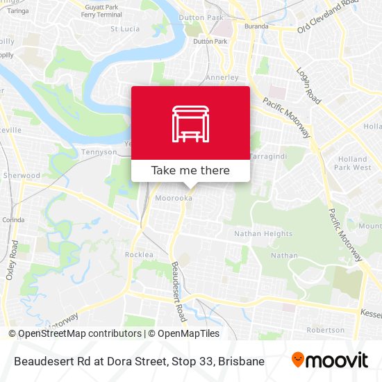Beaudesert Rd at Dora Street, Stop 33 map