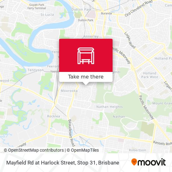 Mayfield Rd at Harlock Street, Stop 31 map