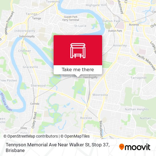 Tennyson Memorial Ave Near Walker St, Stop 37 map