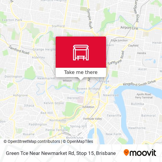 Green Tce Near Newmarket Rd, Stop 15 map