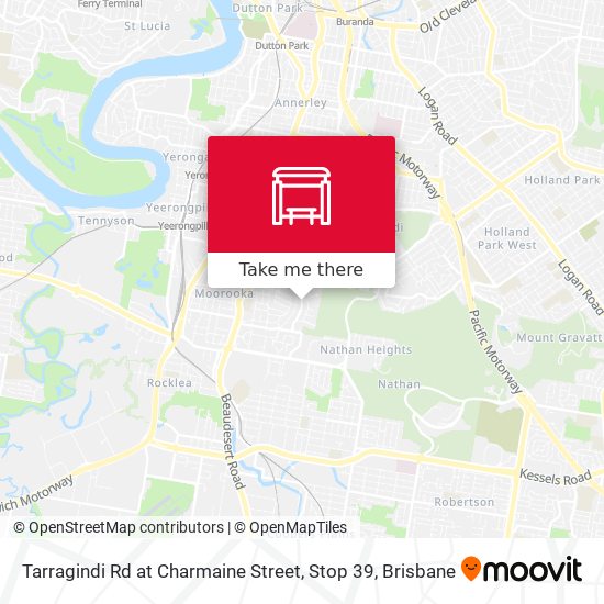 Tarragindi Rd at Charmaine Street, Stop 39 map