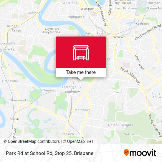 Park Rd at School Rd, Stop 25 map