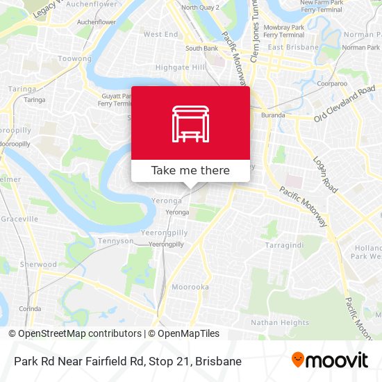 Park Rd Near Fairfield Rd, Stop 21 map