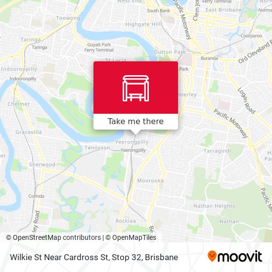 Wilkie St Near Cardross St, Stop 32 map