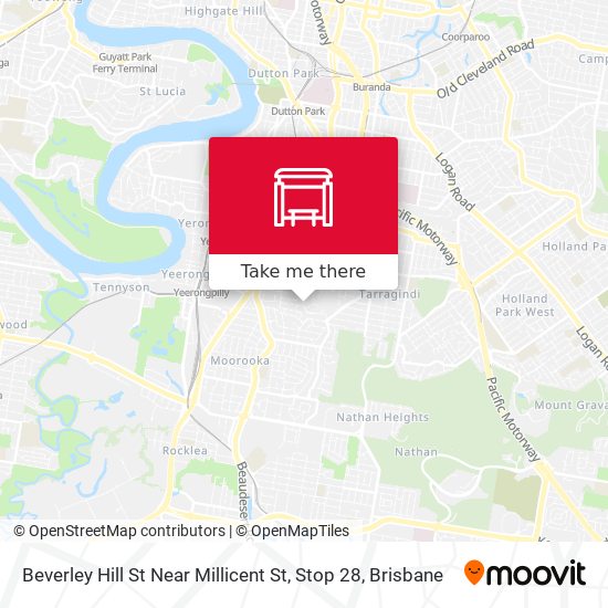 Beverley Hill St Near Millicent St, Stop 28 map