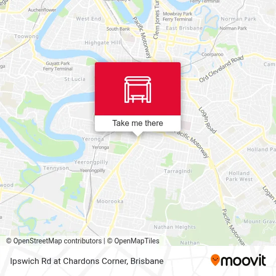 Mapa Ipswich Rd at Chardons Corner