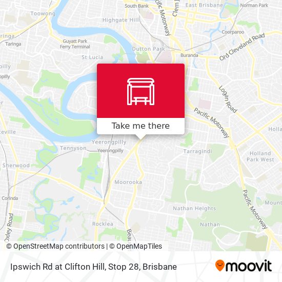 Ipswich Rd at Clifton Hill, Stop 28 map