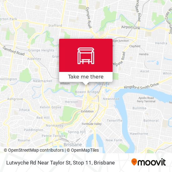 Lutwyche Rd Near Taylor St, Stop 11 map