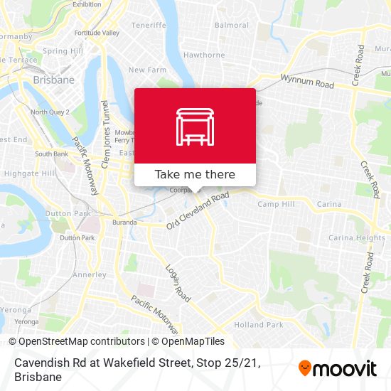 Cavendish Rd at Wakefield Street, Stop 25 / 21 map