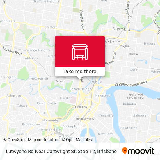 Lutwyche Rd Near Cartwright St, Stop 12 map