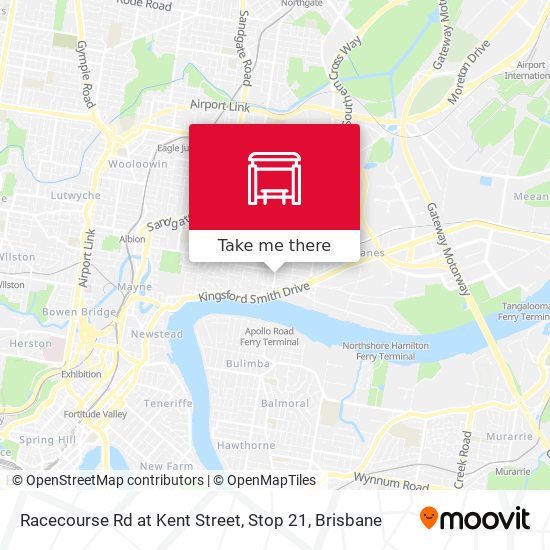 Racecourse Rd at Kent Street, Stop 21 map