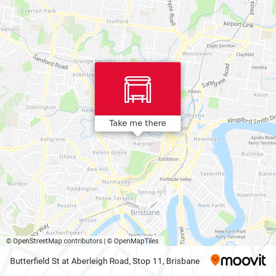 Butterfield St at Aberleigh Road, Stop 11 map