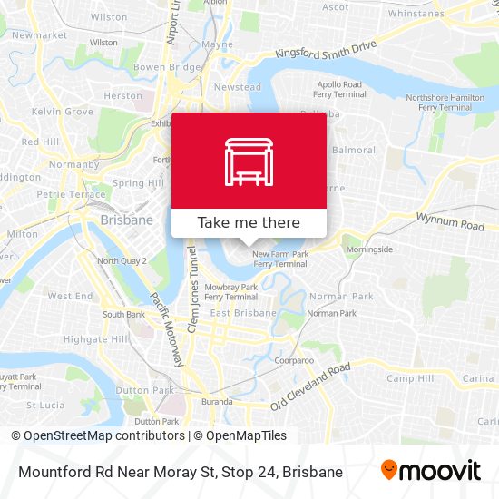 Mountford Rd Near Moray St, Stop 24 map