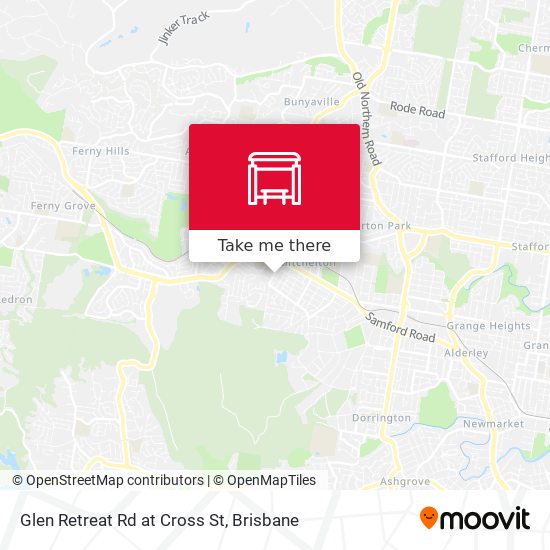 Glen Retreat Rd at Cross St map