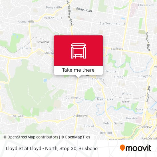 Lloyd St at Lloyd - North, Stop 30 map