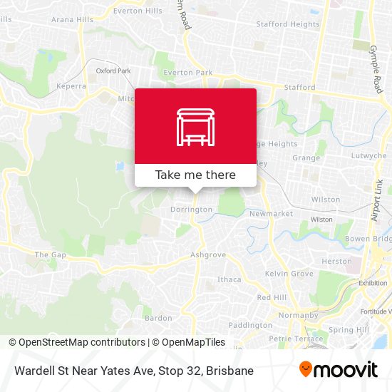 Wardell St Near Yates Ave, Stop 32 map