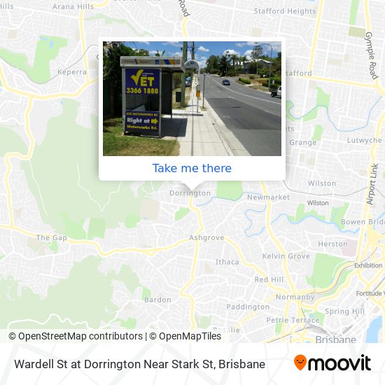Wardell St at Dorrington Near Stark St map