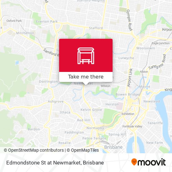 Edmondstone St at Newmarket map