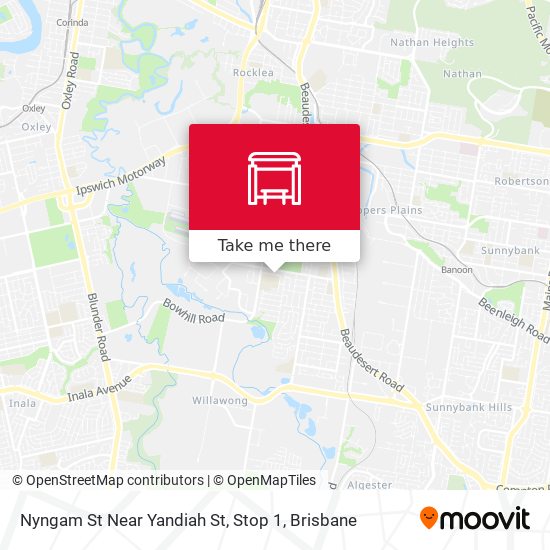 Nyngam St Near Yandiah St, Stop 1 map